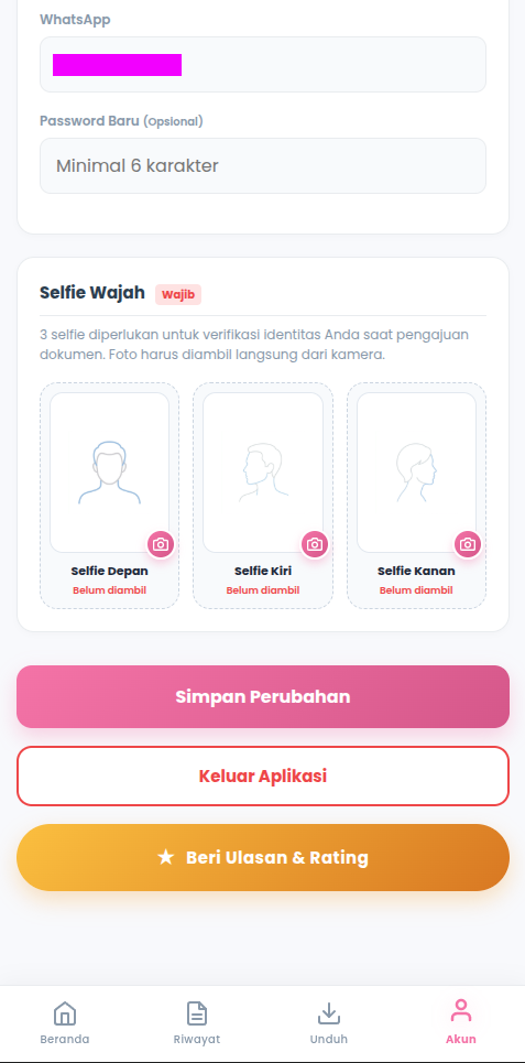 Verifikasi Profil